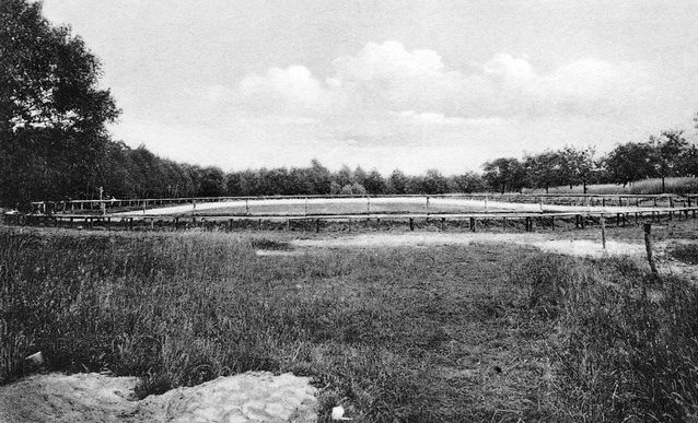 Radrennbahn Burgholzhausen-Ansicht vom heutigen Clubhaus